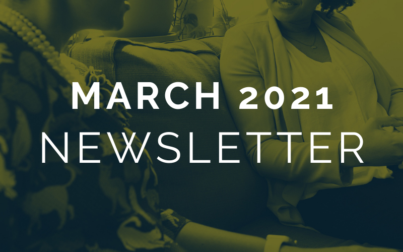 March 2021 Newsletter header image