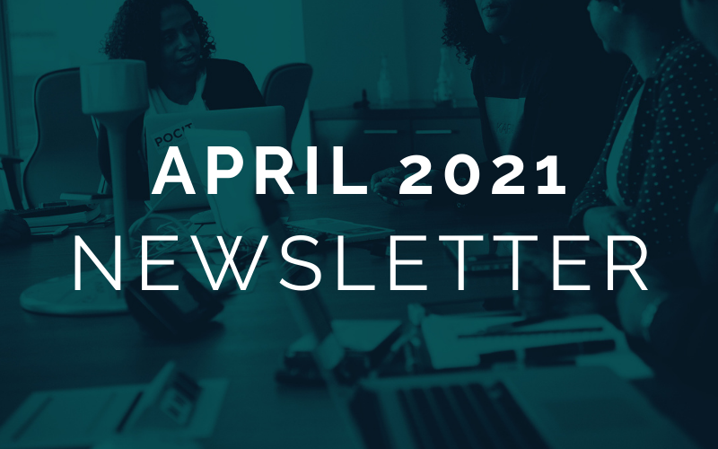 April 2021 Newsletter banner